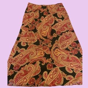 🚫SOLD🚫 90s/2000s inspired paisley maxi skirt